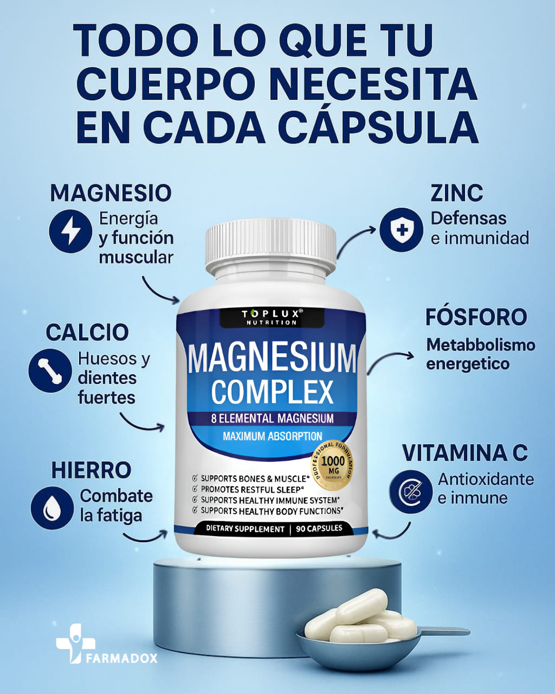 MAGNESIUM COMPLEX: COMPLEJO DE MAGNESIO 8 EN 1