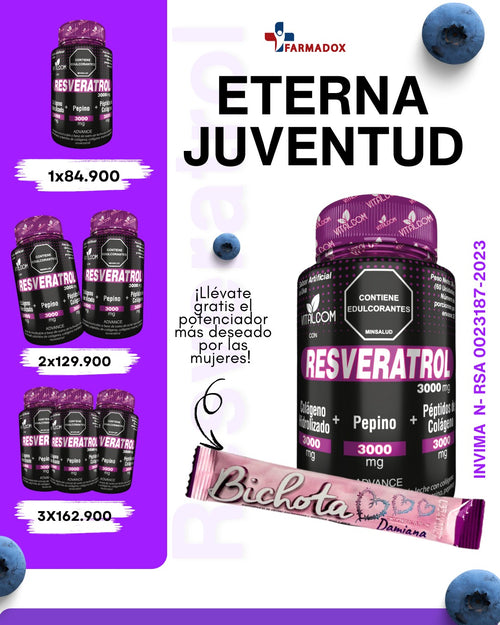 RESVERATROL FRASCO X 60 TBL MASTICABLES VITALCOM