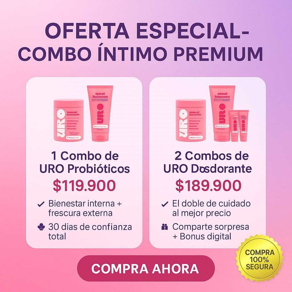 URO - Probióticos vaginales +URO Desodorante Intimo