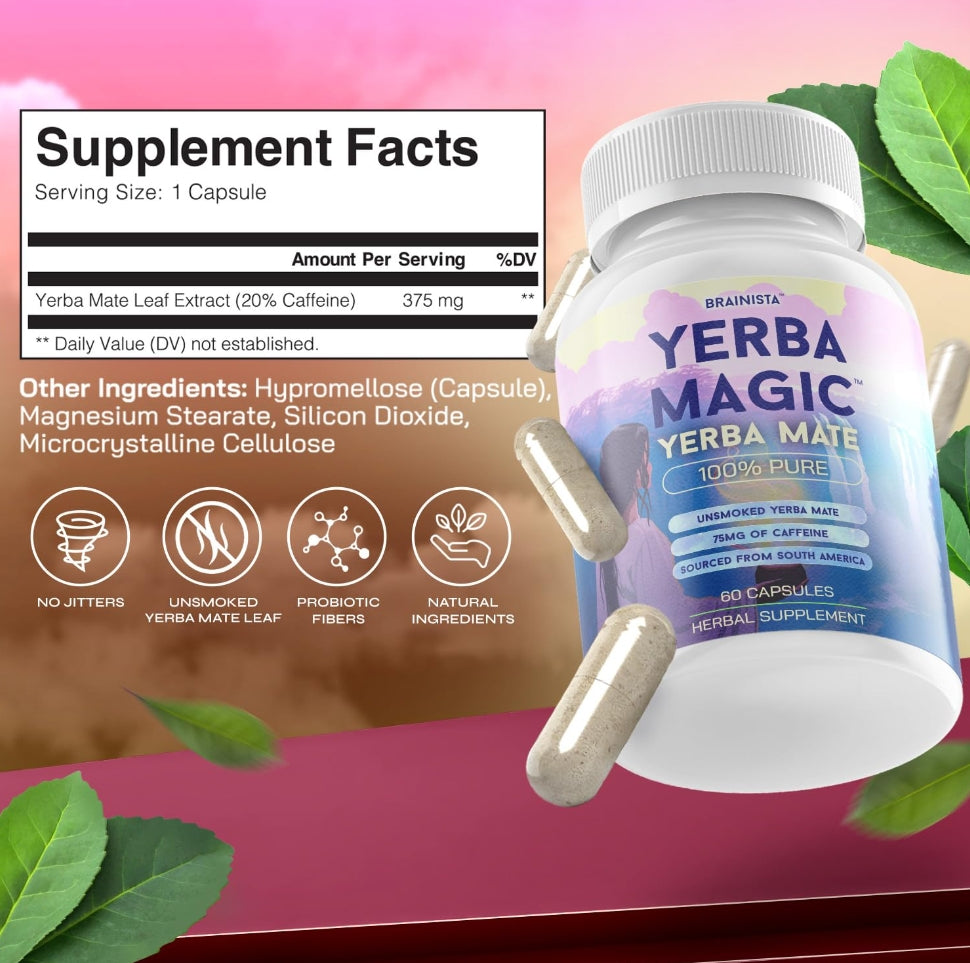 Yerba Magic - Cápsulas De Yerba Mate I 60 Cápsulas