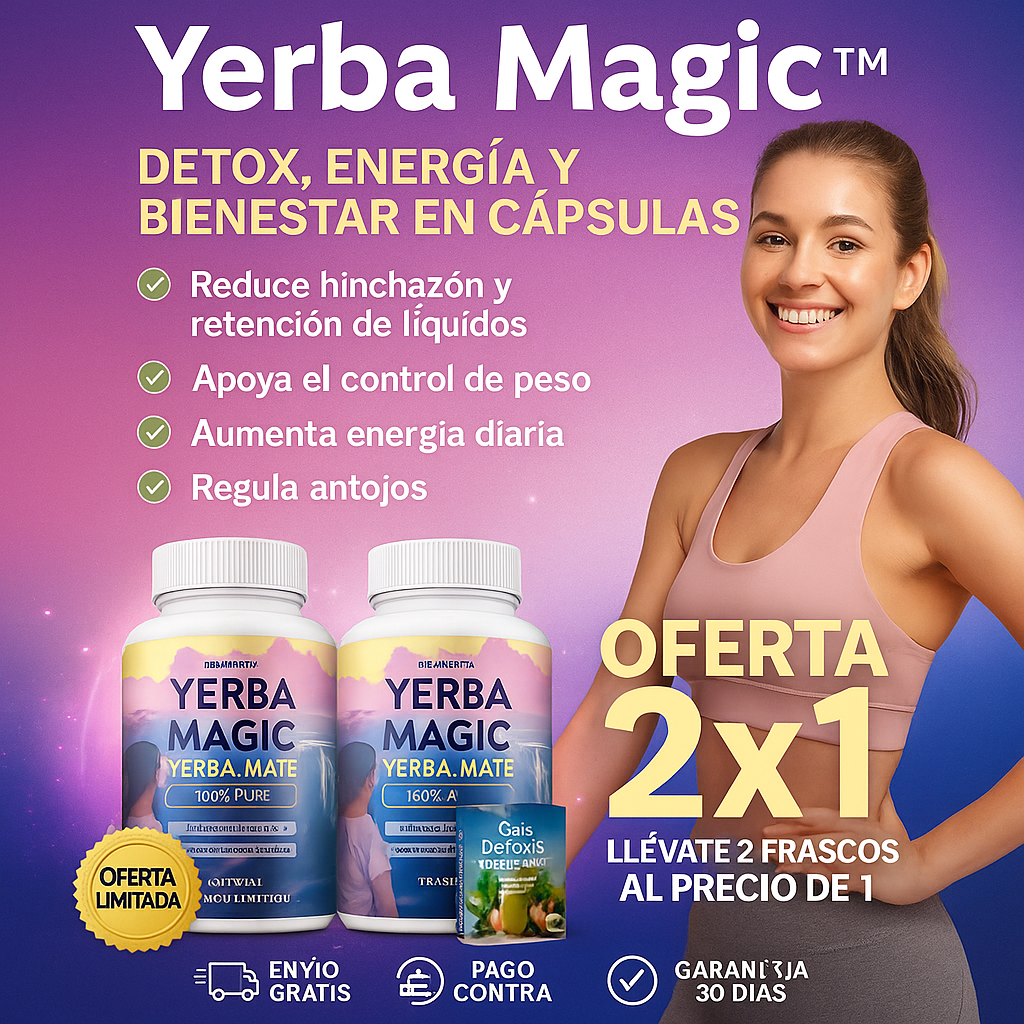 Yerba Magic - Cápsulas De Yerba Mate I 60 Cápsulas