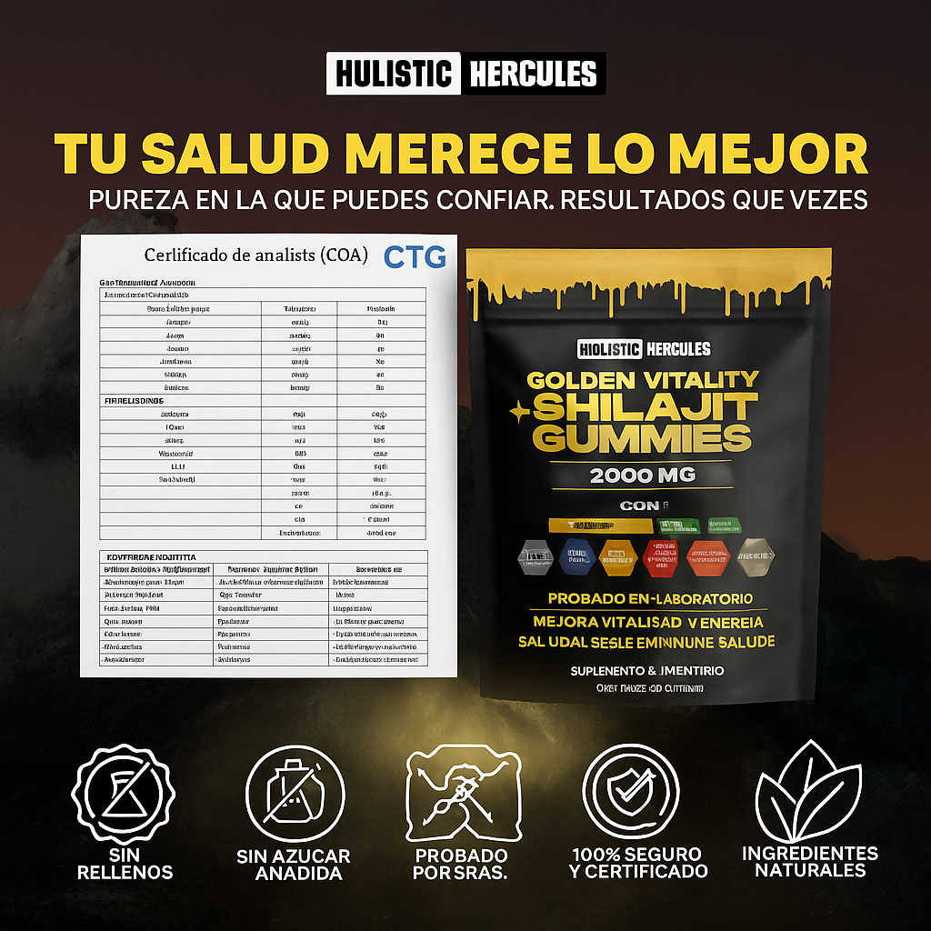 Hércules® Gomitas de Shilajit Hércules