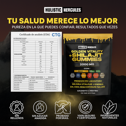 Hércules® Gomitas de Shilajit Hércules