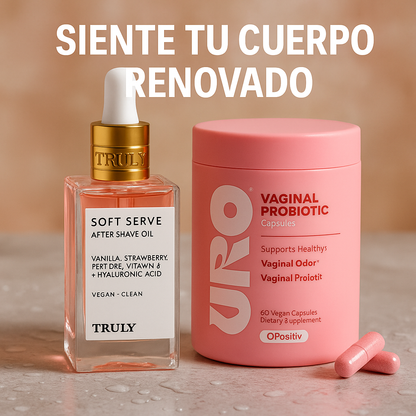TRULY + URO Tu ritual íntimo que florece desde adentro.
