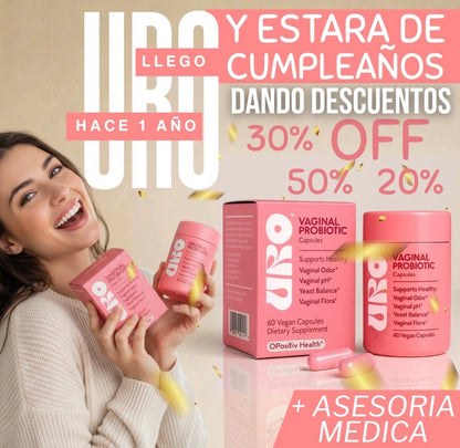 PROBIOTICOS  URO   FRASCO  POR 60