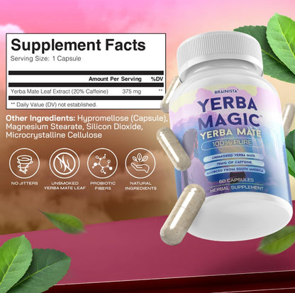 Yerba Magic - Cápsulas De Yerba Mate I 60  Cápsulas