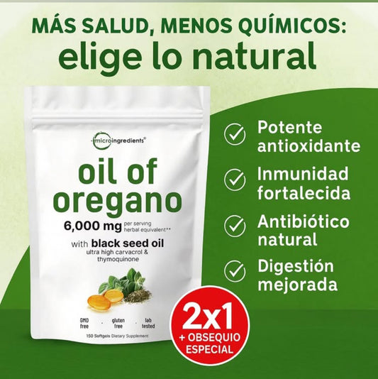 OIL OF OREGANO + SEMILLA NEGRA