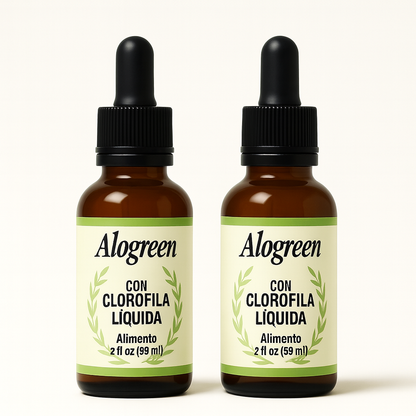 Alogreen™ Clorofila en Gotas | Detox Natural, Bienestar Digestivo y Aliento Fresco