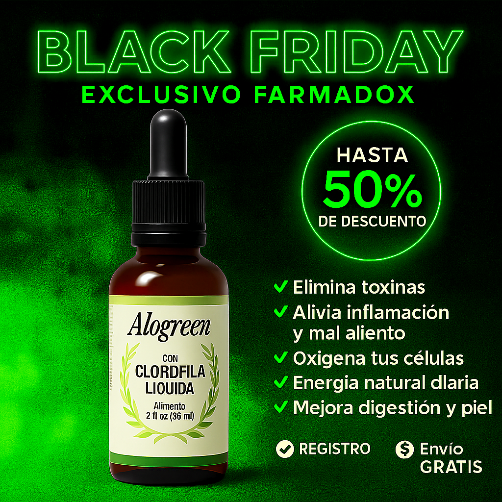 Alogreen™ Clorofila en Gotas | Detox Natural, Bienestar Digestivo y Aliento Fresco