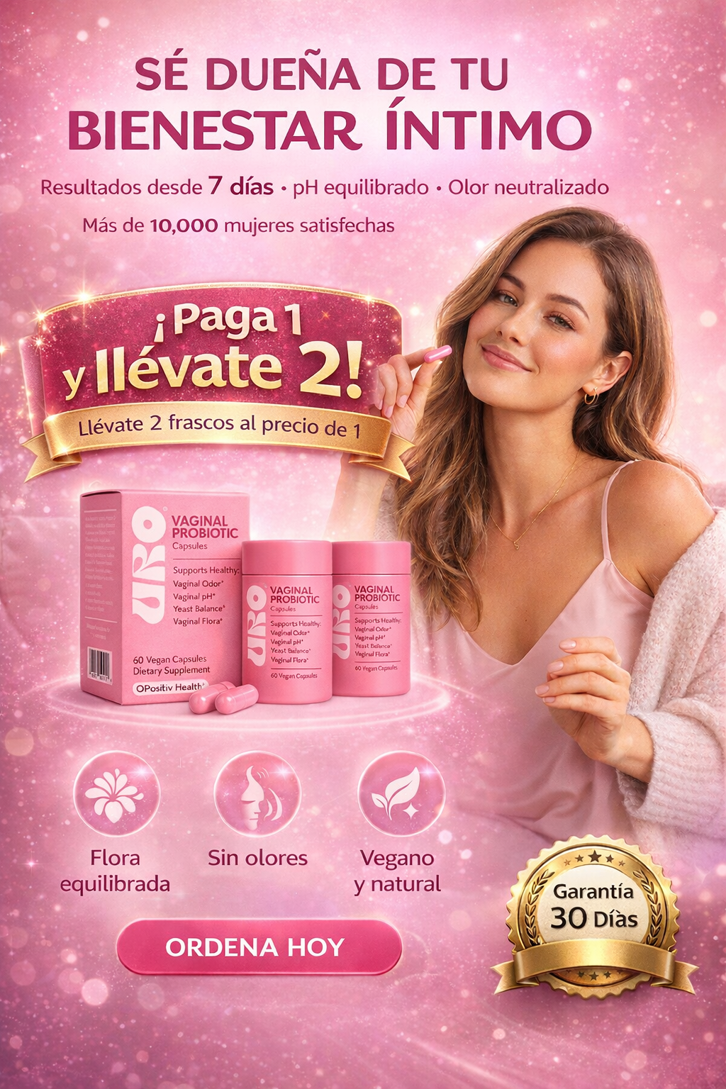 PROBIOTICOS  URO   FRASCO  POR 60