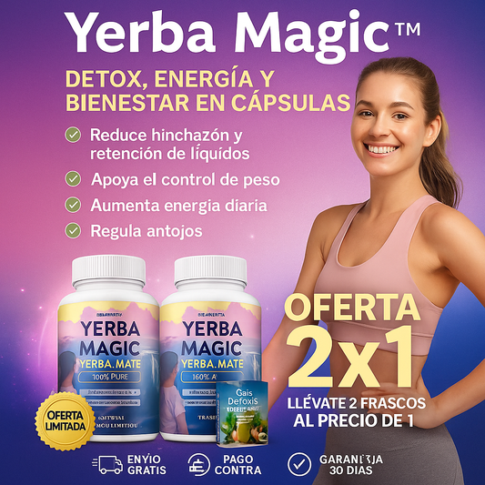 Yerba Magic - Cápsulas De Yerba Mate I 60  Cápsulas